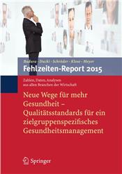 Cover Fehlzeiten-Report 2015