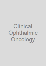 Cover Clinical Ophthalmic Oncology