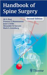 Cover Handbook of Spine Surgery