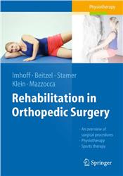 Cover Rehabilitation in Orthopedic Surgery