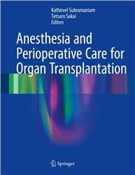 Cover Anesthesia and Perioperative Care for Organ Transplantation