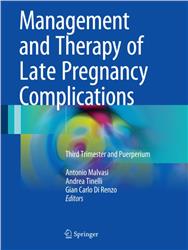 Cover Management and Therapy of Late Pregnancy Complications