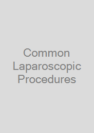 Common Laparoscopic Procedures