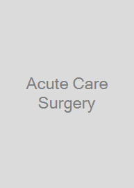 Cover Acute Care Surgery