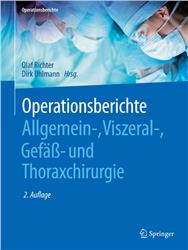 Cover Operationsberichte Allgemein-, Viszeral- , Gefäß- und Thoraxchirurgie