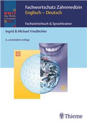 Cover KWIC-Web Fachwortschatz Zahnmedizin Englisch - Deutsch