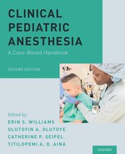 Clinical Pediatric Anesthesia