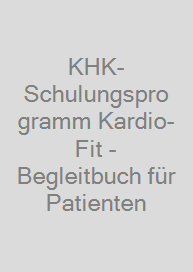 Cover KHK-Schulungsprogramm Kardio-Fit - Begleitbuch für Patienten