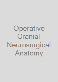 Cover Operative Cranial Neurosurgical Anatomy