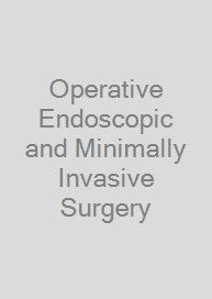 Cover Operative Endoscopic and Minimally Invasive Surgery