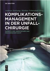 Cover Komplikationsmanagement in der Unfallchirurgie