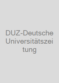 Cover DUZ-Deutsche Universitätszeitung