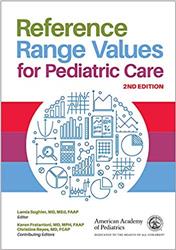 Cover Reference Range Values for Pediatric Care