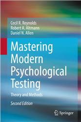 Cover Mastering Modern Psychological Testing