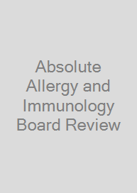 Cover Absolute Allergy and Immunology Board Review