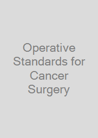Cover Operative Standards for Cancer Surgery