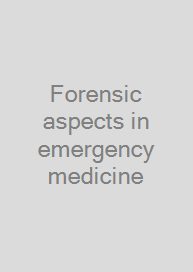 Cover Forensic aspects in emergency medicine