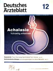 Cover Deutsches Ärzteblatt