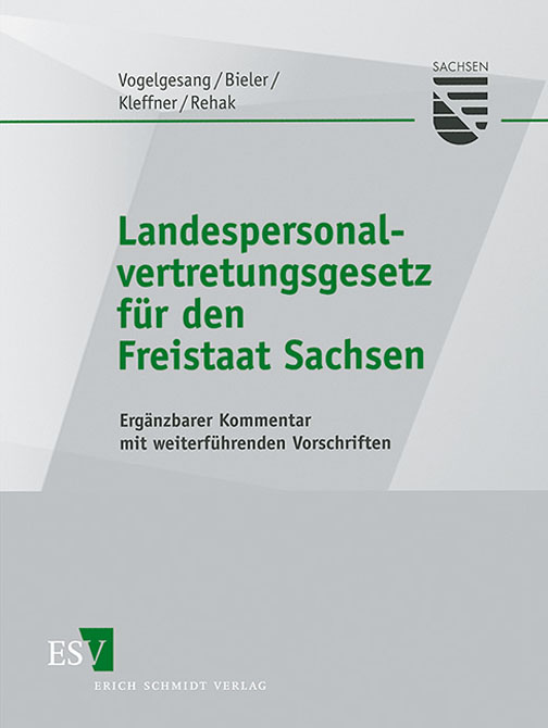 Landespersonalvertretungsgesetz für den Freistaat Sachsen - Fortsetzungswerk im Ordner