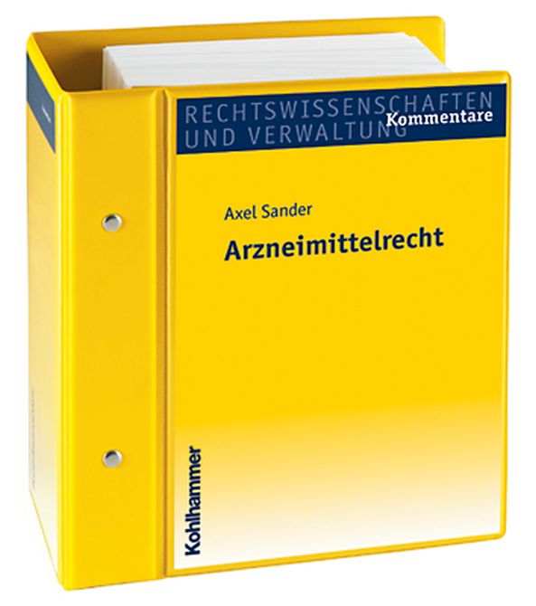 Arzneimittelrecht Kommentar - Grundwerk FORTSETZUNG im Ordner