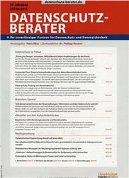 Cover Datenschutz-Berater