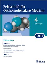 Cover OM - Zeitschrift für Orthomolekulare Medizin
