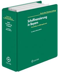 Cover Schulfinanzierung in Bayern - Fortsetzungswerk im Ordner