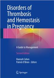 Cover Disorders of Thrombosis and Hemostasis in Pregnancy