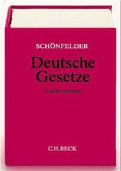 Cover Deutsche Gesetze - GW zur Fortsetzung