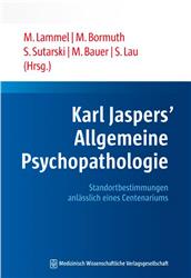 Cover Karl Jaspers Allgemeine Psychopathologie