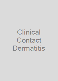 Cover Clinical Contact Dermatitis