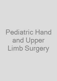 Cover Pediatric Hand and Upper Limb Surgery