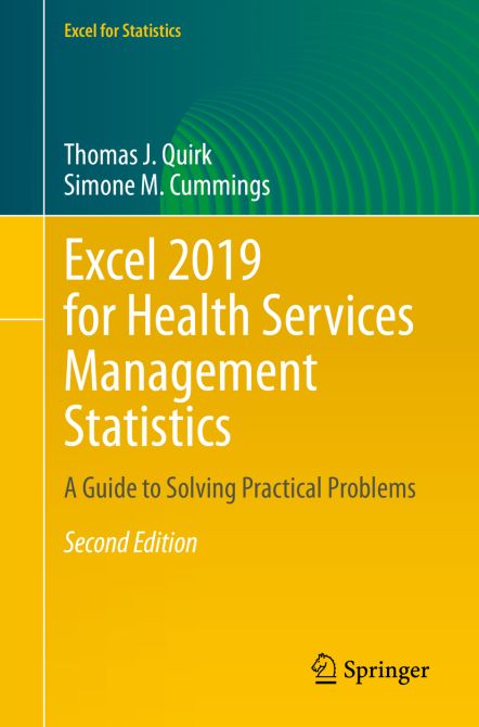 Excel 2019 for Health Services Management Statistics