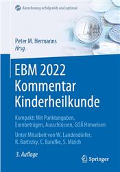 Cover EBM 2022 Kommentar Kinderheilkunde