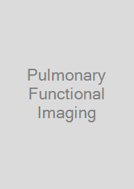 Cover Pulmonary Functional Imaging