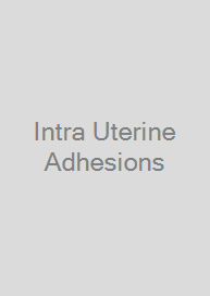 Cover Intra Uterine Adhesions