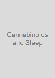 Cannabinoids and Sleep