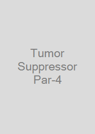 Tumor Suppressor Par-4