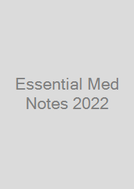 Cover Essential Med Notes 2022