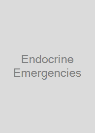 Cover Endocrine Emergencies