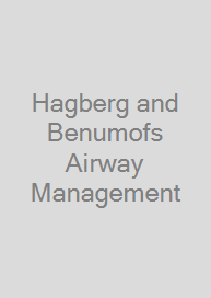 Cover Hagberg and Benumofs Airway Management