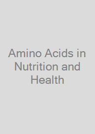 Cover Amino Acids in Nutrition and Health