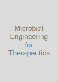 Cover Microbial Engineering for Therapeutics