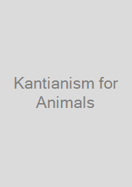Cover Kantianism for Animals