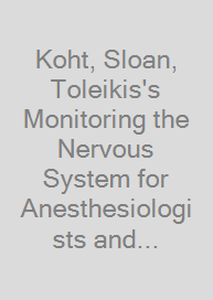 Cover Koht, Sloan, Toleikis's Monitoring the Nervous System for Anesthesiologists and Other Health Care Professionals