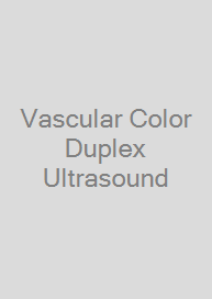Vascular Color Duplex Ultrasound