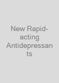 Cover New Rapid-acting Antidepressants