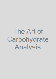 Cover The Art of Carbohydrate Analysis