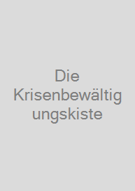 Cover Die Krisenbewältigungskiste