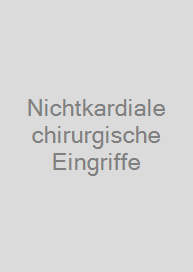 Cover Nichtkardiale chirurgische Eingriffe